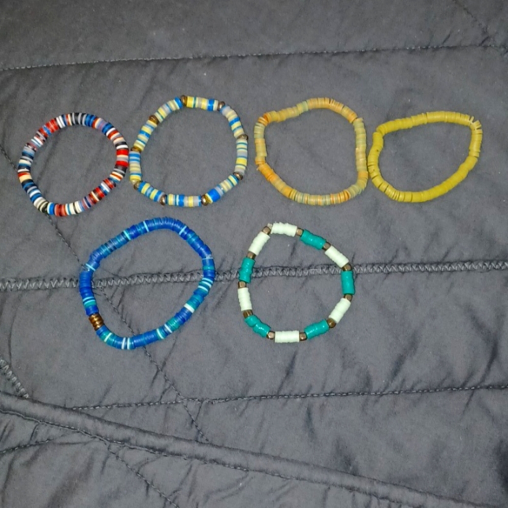6p dark handmade bracelets
